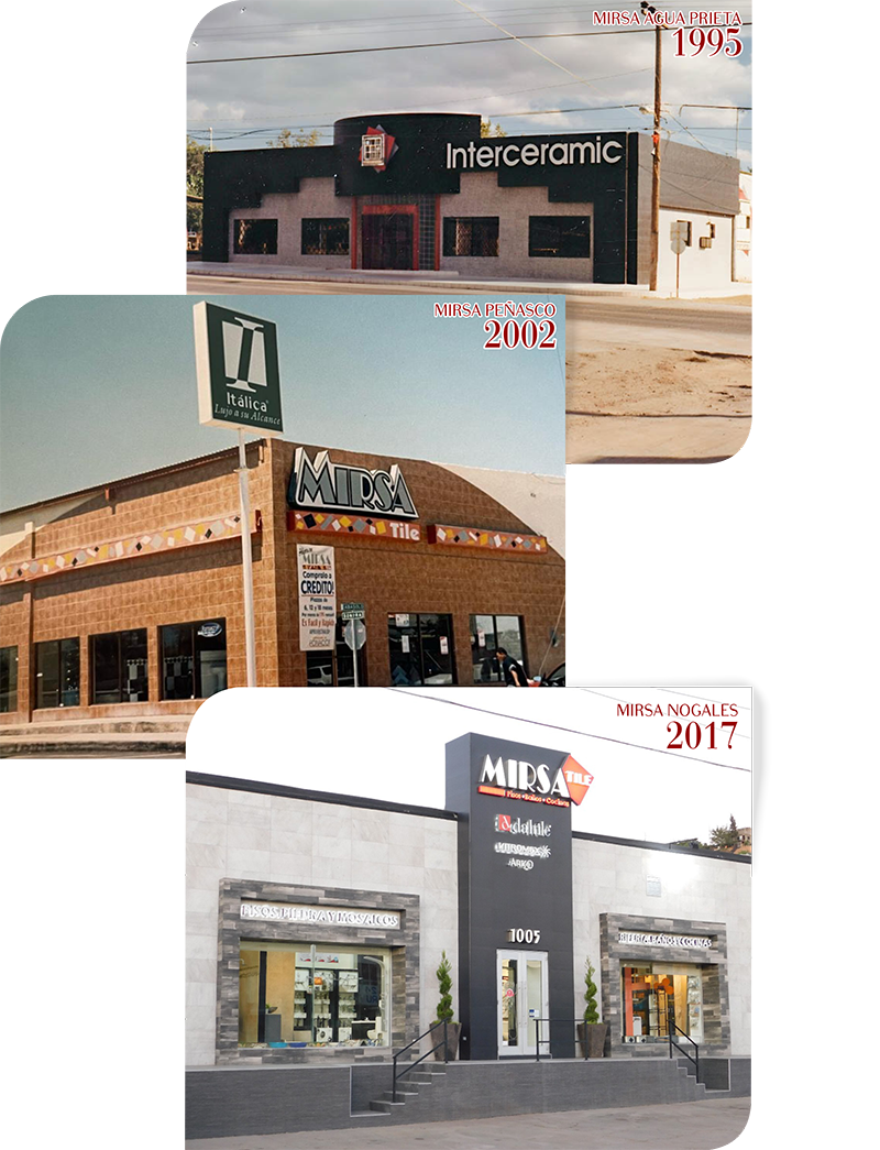 Sucursales Mirsa Tile Nogales