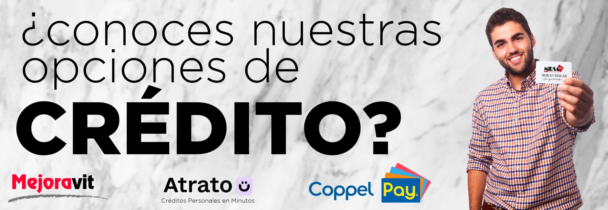 Conoce nuestras opciones de credito